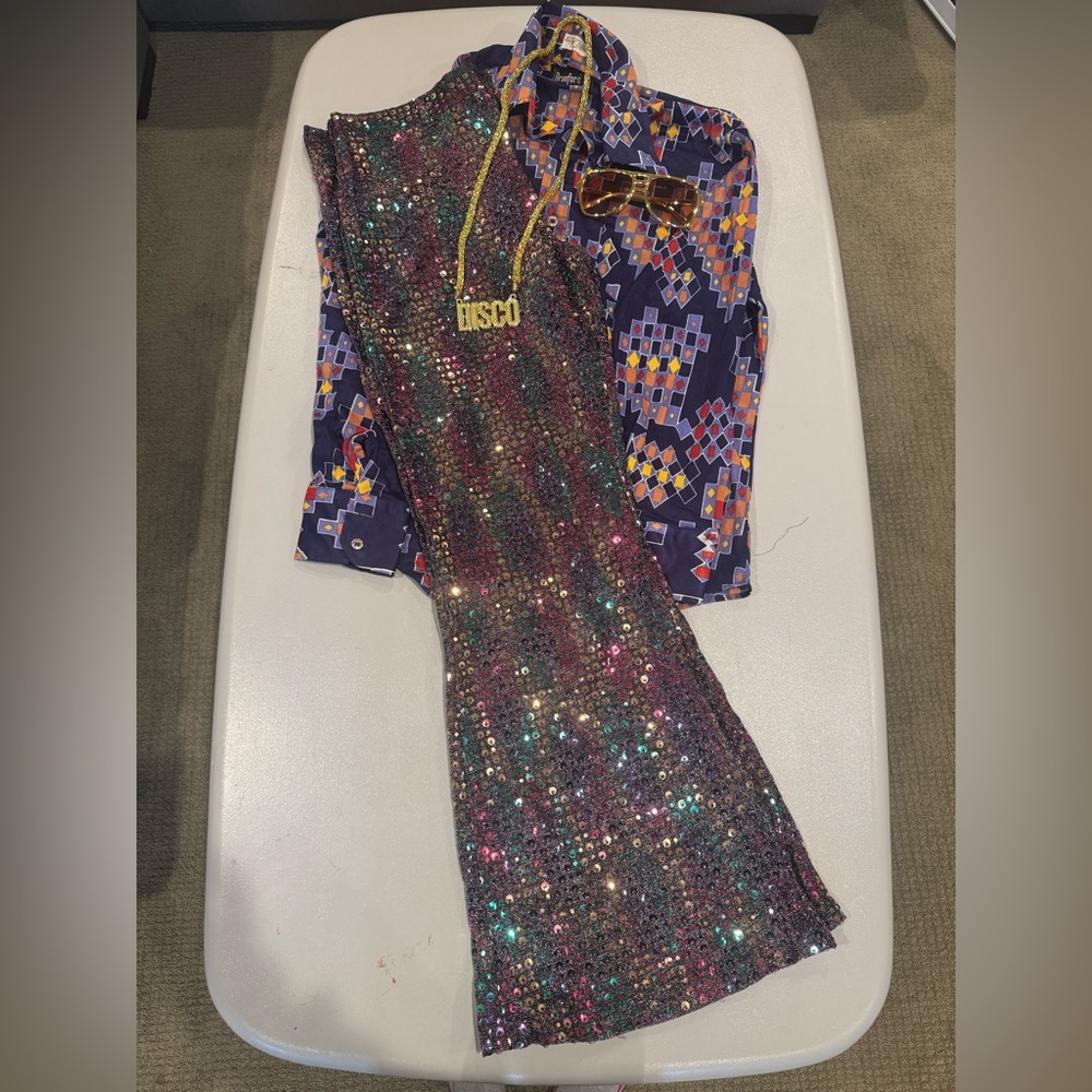 Mens Vintage Disco Costume